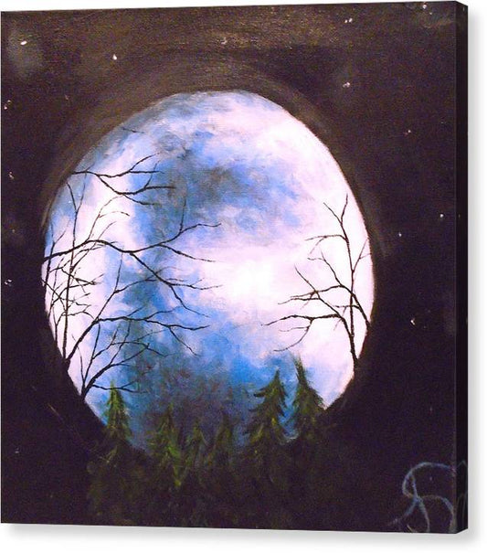 Blue Moon - Canvas Print