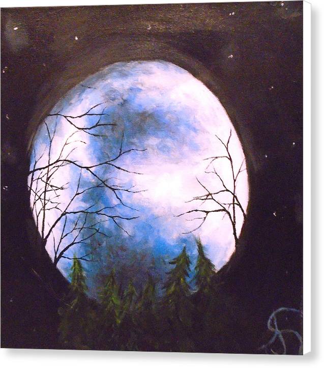 Blue Moon - Canvas Print