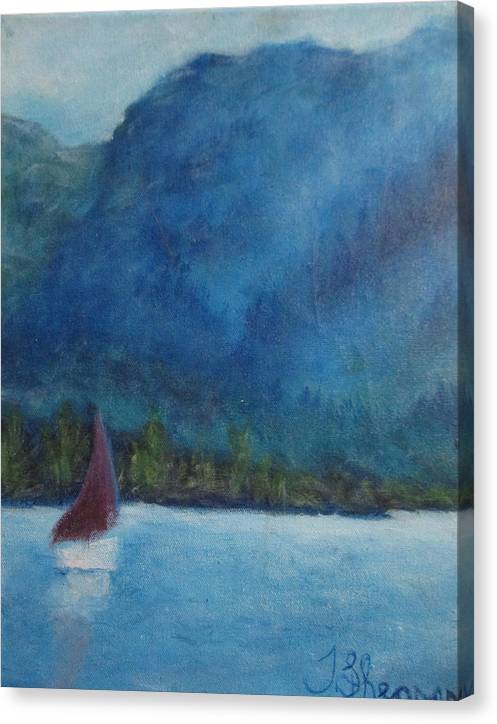 Boat Sailing - Canvas Print
