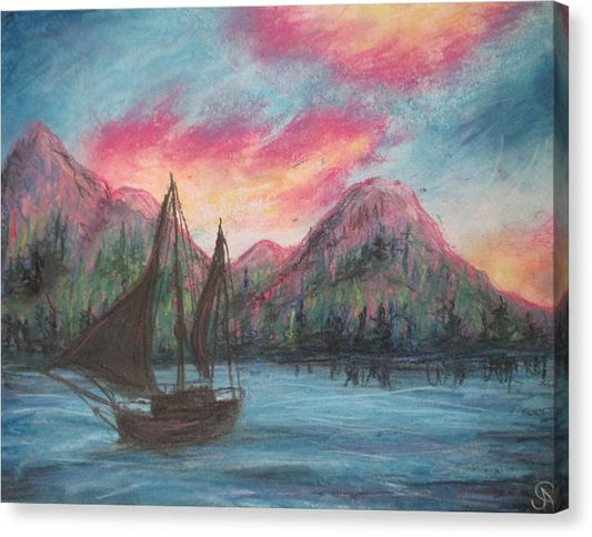 Boat Tidings - Canvas Print