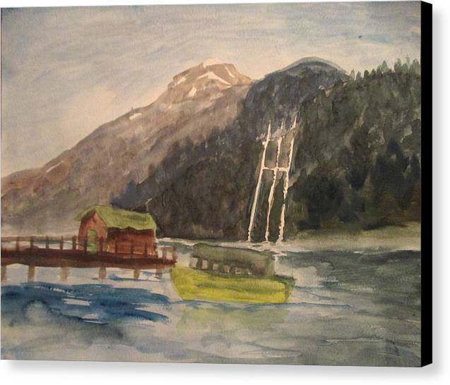 Boating Shore - Canvas Print