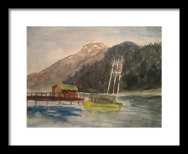 Boating Shore - Framed Print