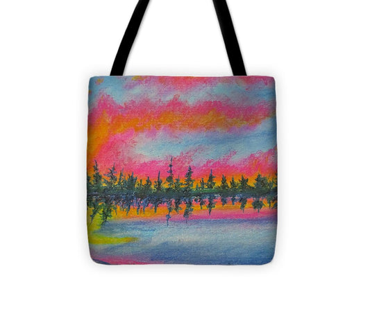 Candycane Sunset - Tote Bag