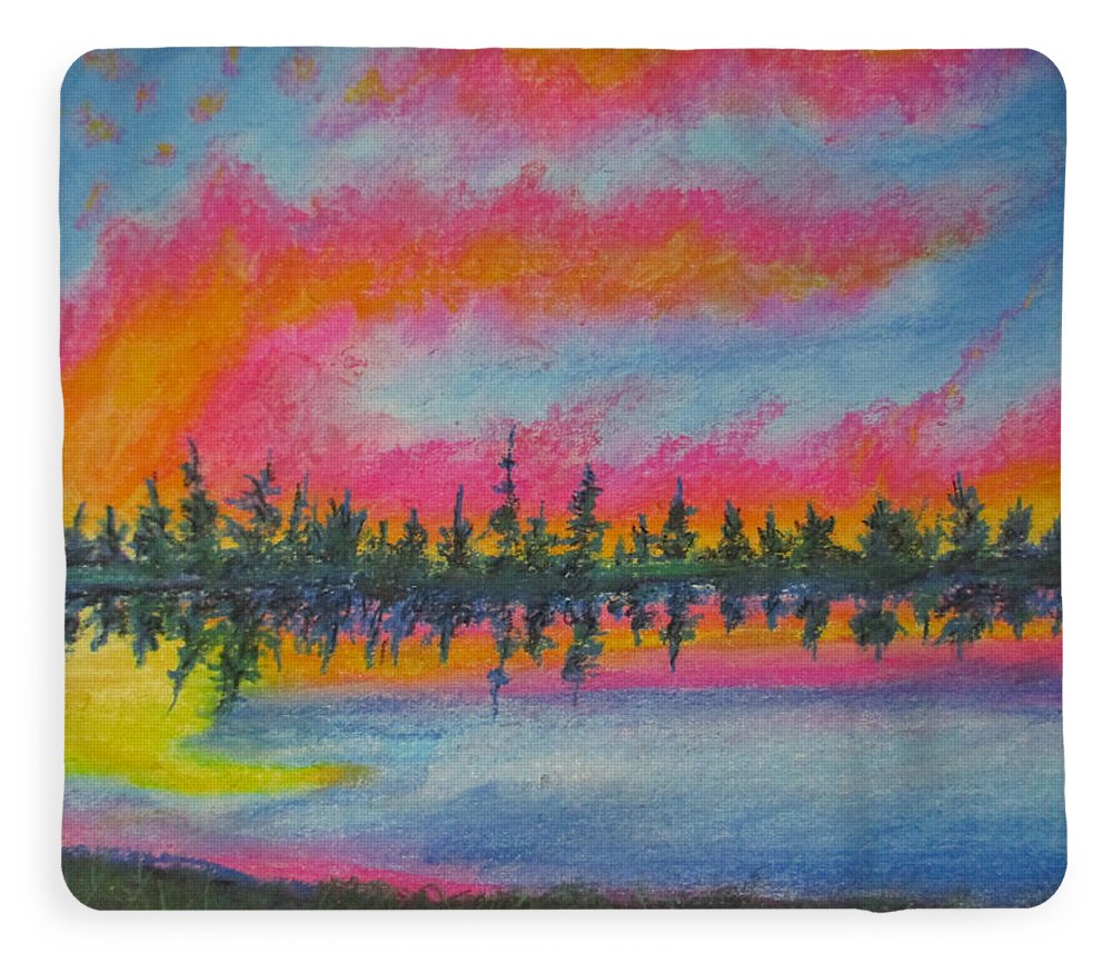 Candycane Sunset - Blanket