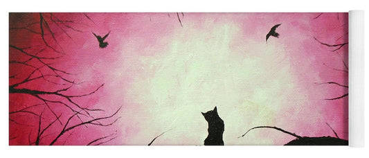 Poet and her Soul Speaking Paintings ~ prints, originals and more  Waiting patiently while it dangles in our eye Tempting us to give in a temporarily high Choosing our doors our cat's cry Tempting and challenging To fly bare in the open sky  Original Artwork and Poetry of ~ Artist Jen Shearer  This is a original soft pastel painting printed on product.
