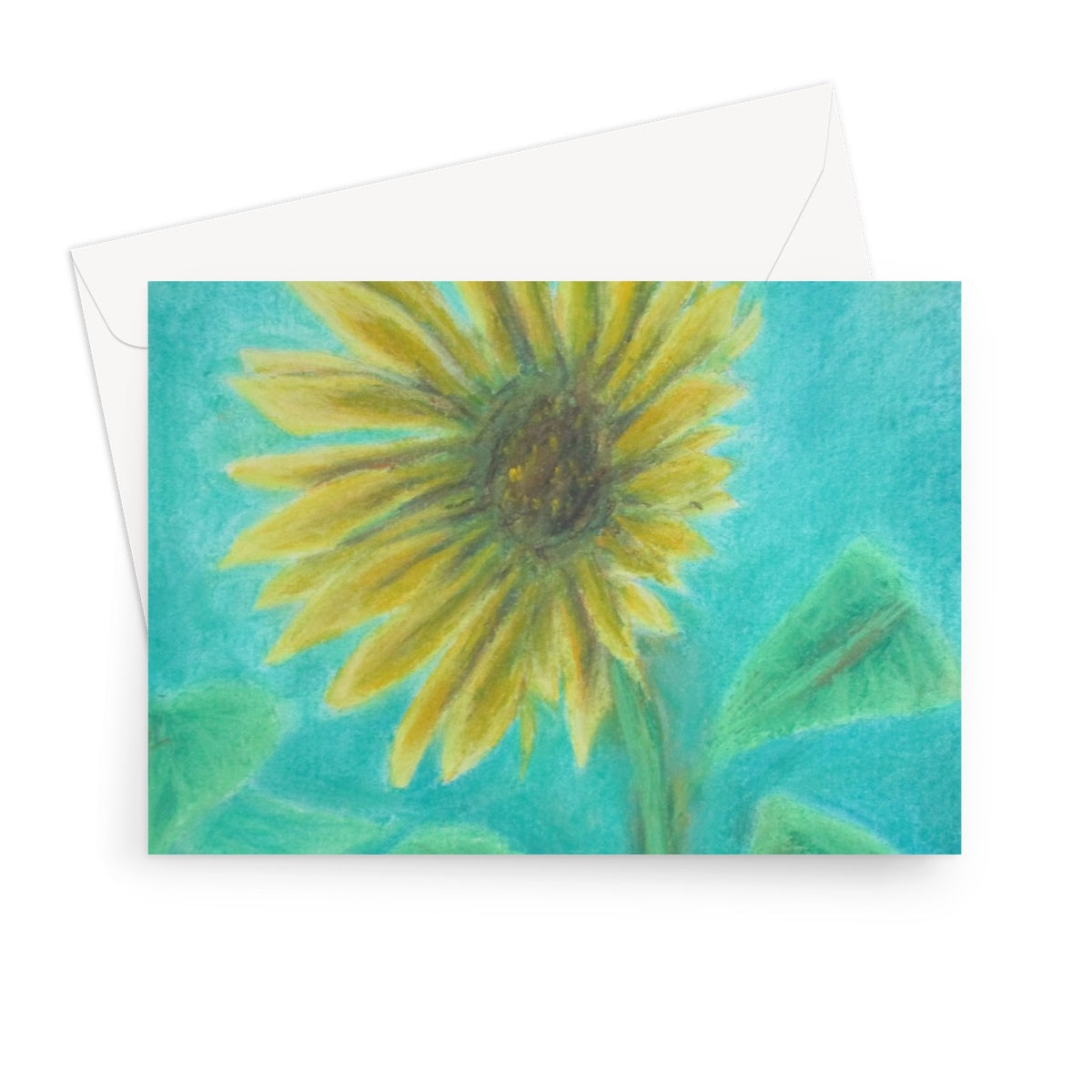 Sunflower Trance ~ High Quality Greeting Card