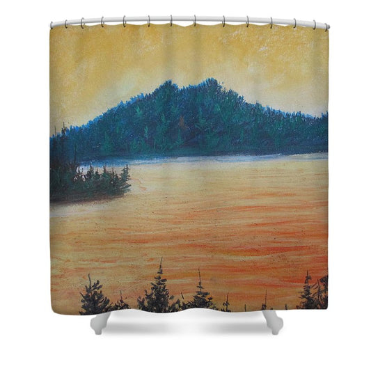 Citrin Scape - Shower Curtain