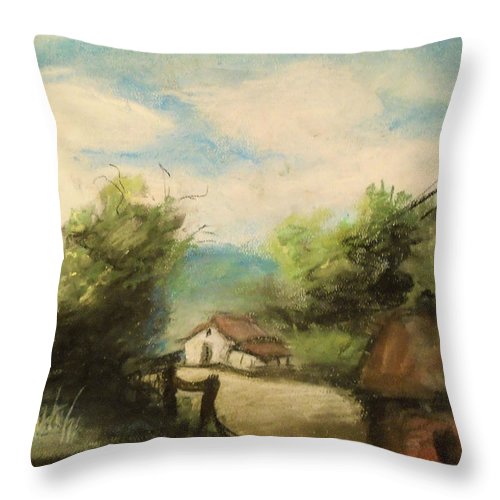 Country Days  - Throw Pillow
