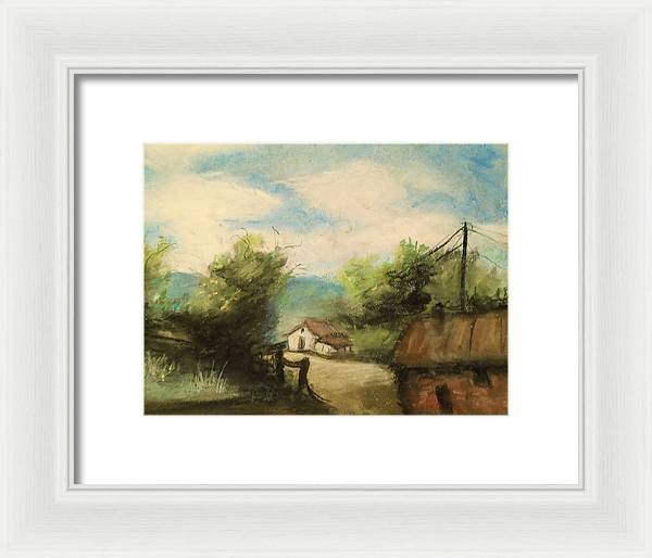 Country Days  - Framed Print
