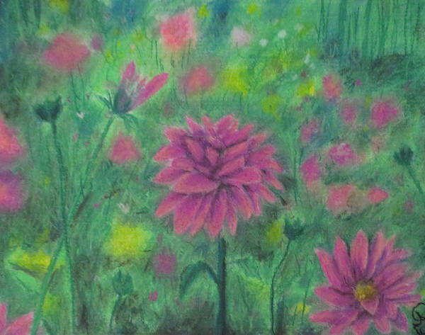 Dreaming of Dahlias ~ Art Print – Twinktrin