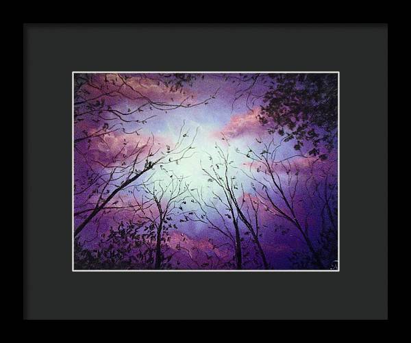 Poet and her Soul Speaking Paintings ~ prints, originals and more  A Dreamy Walk With tree talk Swaying in the breeze Begging the wind please While falling to their knees  Original Artwork and Poetry of Artist Jen Shearer  This is a original painting printed on merchandise.
