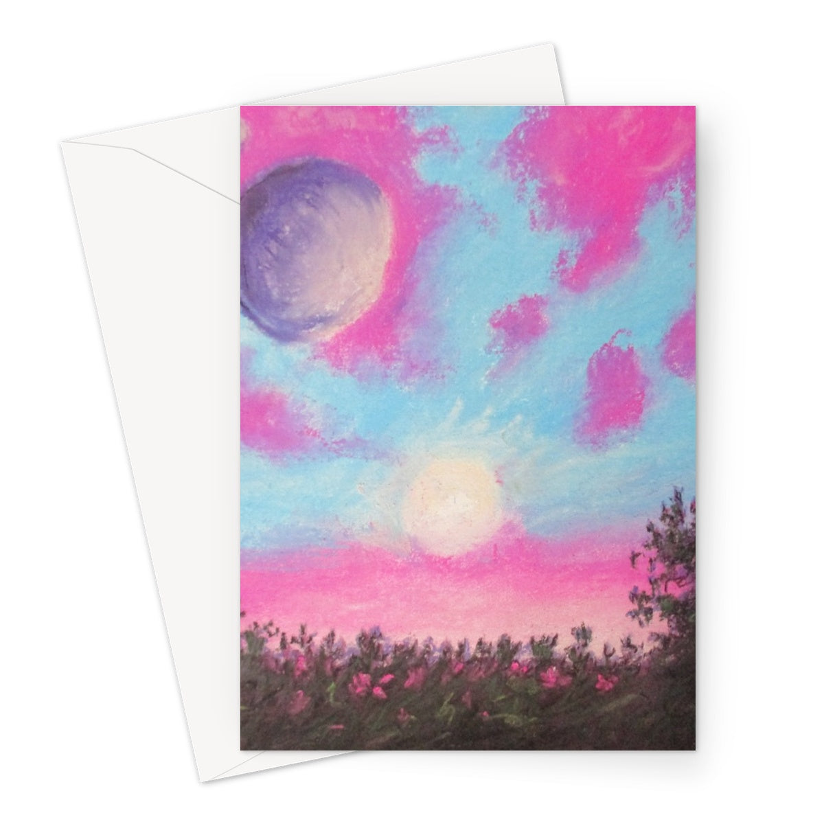 Drifting in Sunsets ~ High Quality Greeting Card