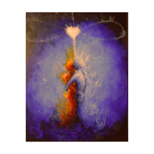 Poet and her Soul Speaking Paintings ~ prints, originals and more  Always remember the chemistry comes to those who only connect. Feelings are more powerful than attraction.   Original Artwork and Poetry of Artist Jen Shearer  This is a original painting printed on product.