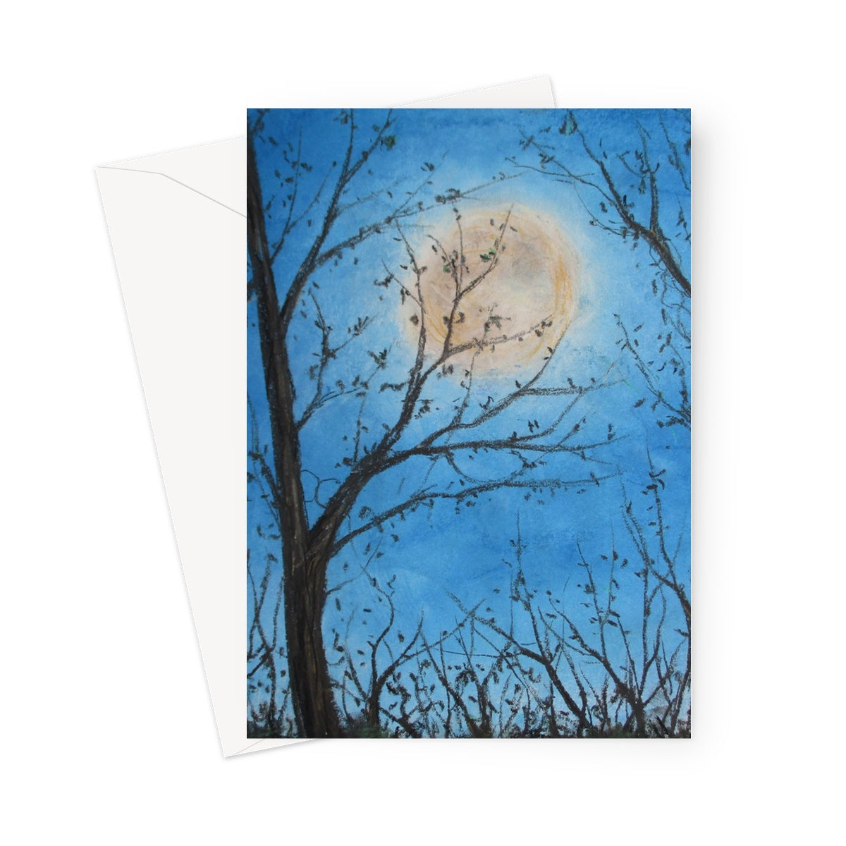 Wood Night Light ~ Greeting Card