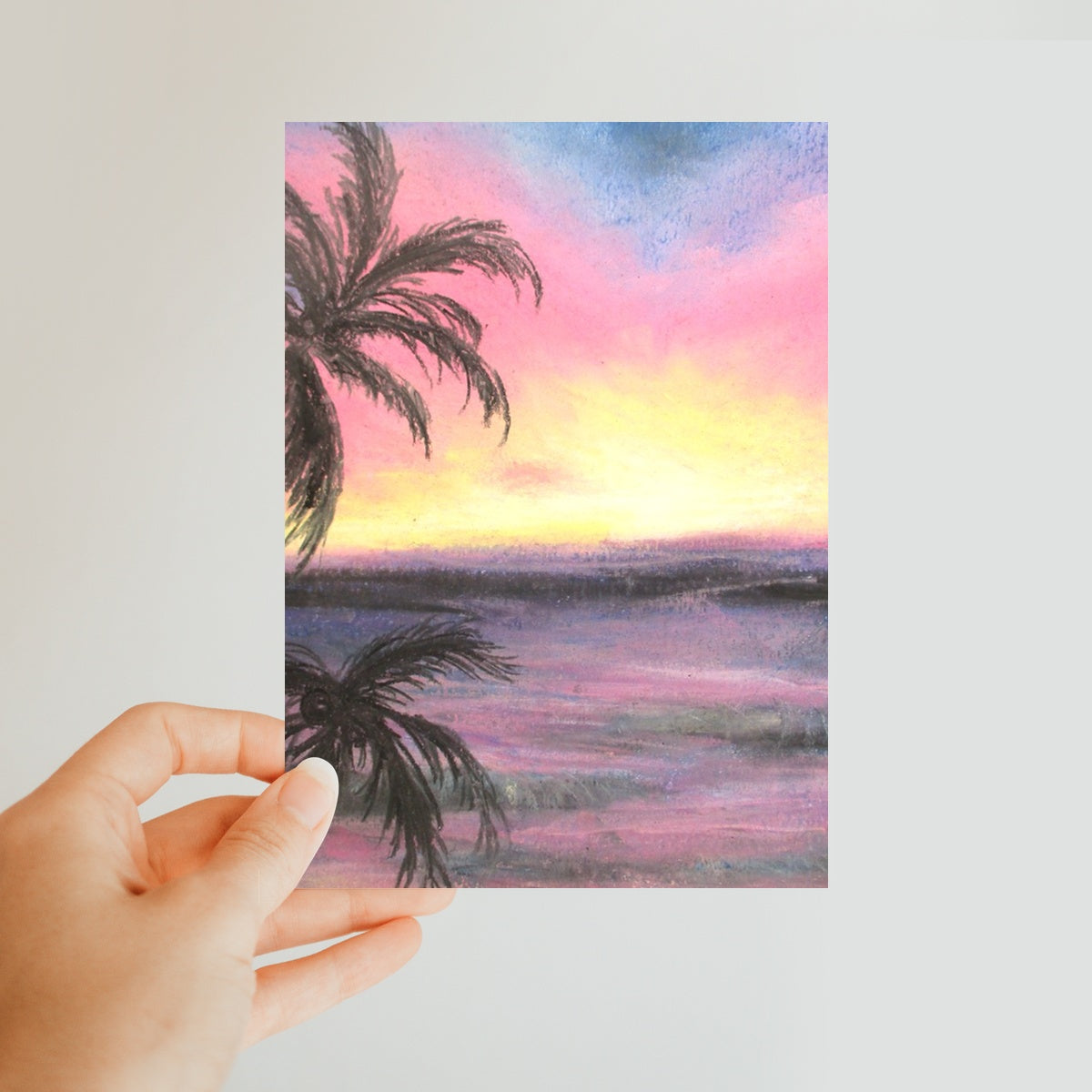 Palm Set ~ Postcard