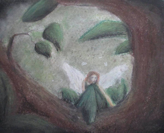 Fairy of Greens - Art Print