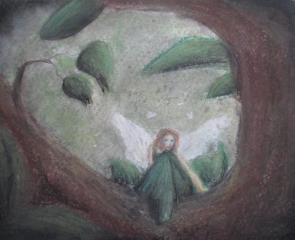 Fairy of Greens - Art Print