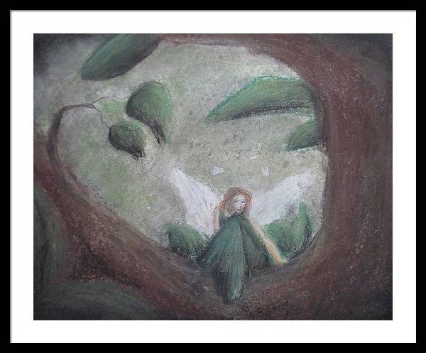 Fairy of Greens - Framed Print