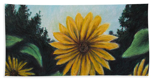 Flower of Sun - Bath Towel