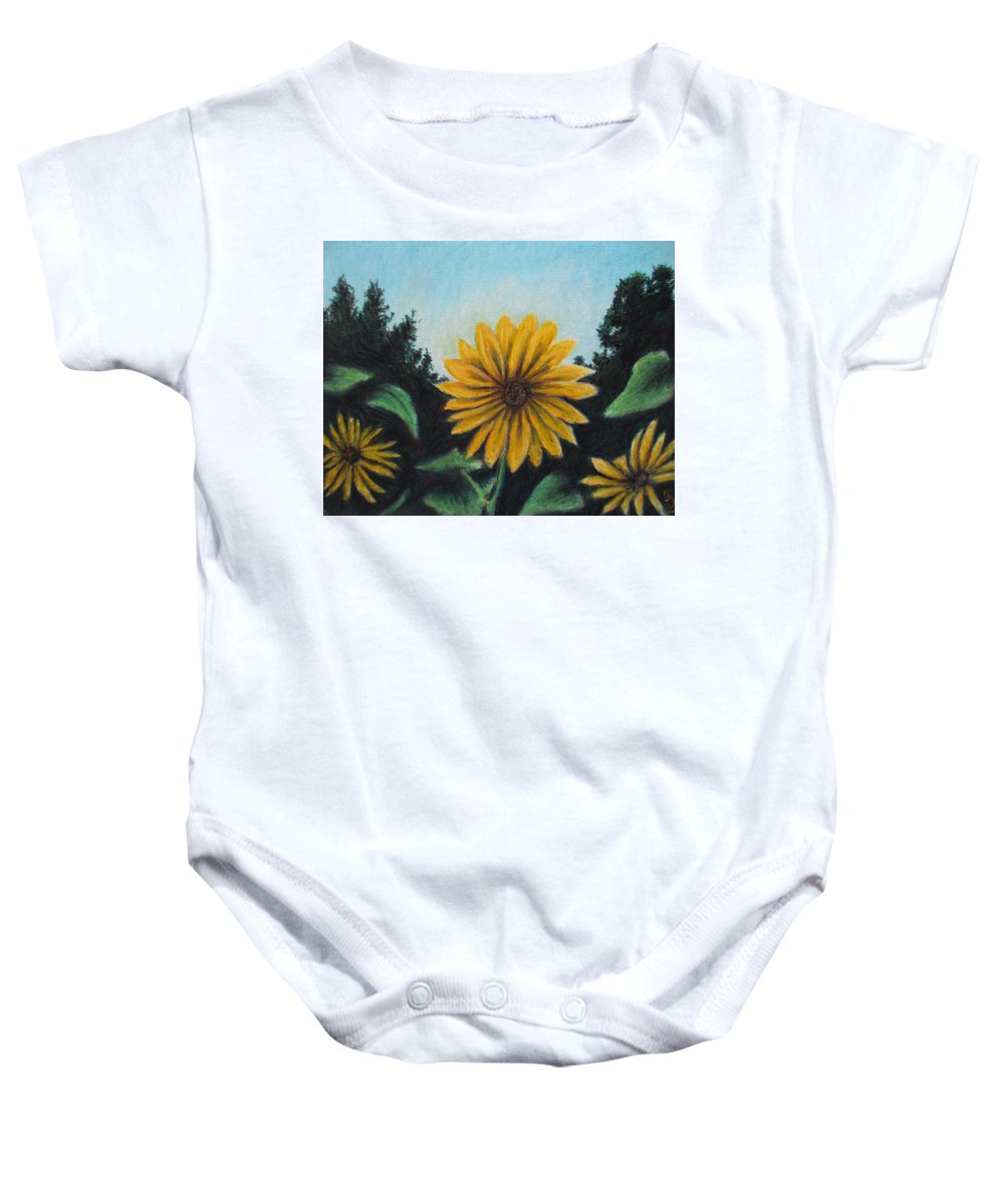 Flower of Sun - Baby Onesie