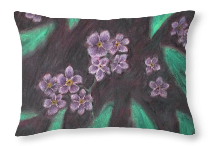 Forget Me Not - Throw Pillow
