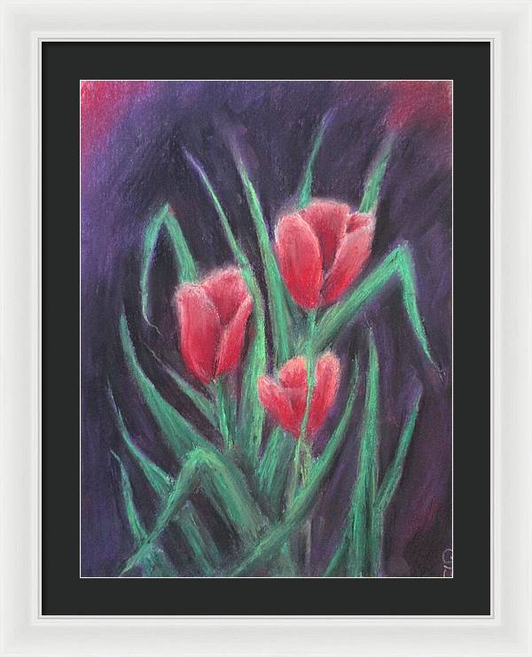 Gathering of Tulips ~ Framed Print