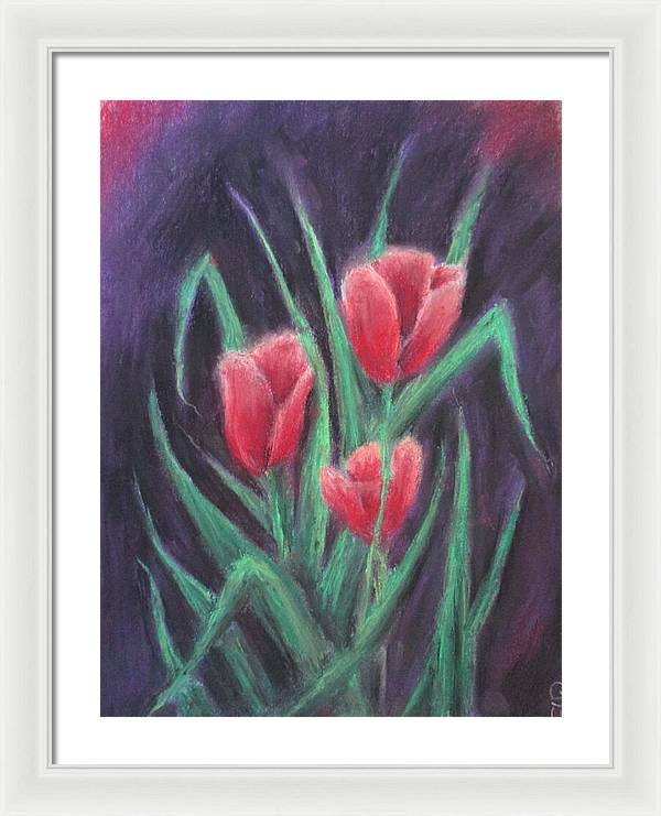 Gathering of Tulips ~ Framed Print