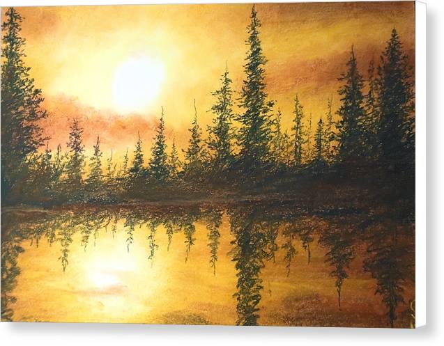 Golden Mist - Canvas Print