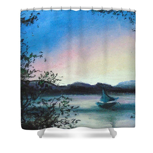 Happy Boat - Shower Curtain