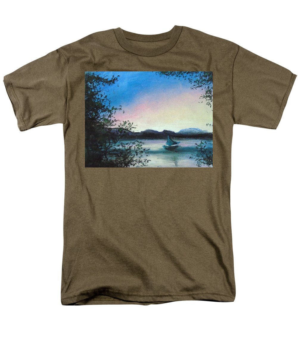 Happy Boat - Men's T-Shirt  (Regular Fit)