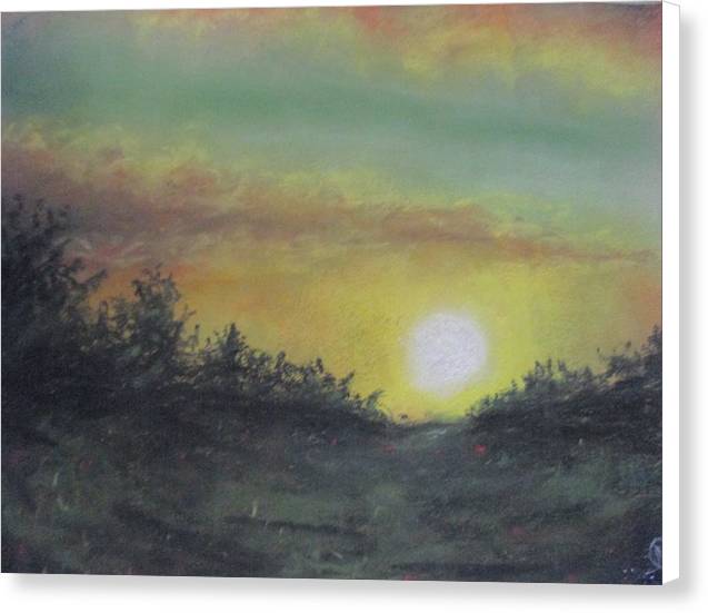 Hazing Sun Blazing - Canvas Print
