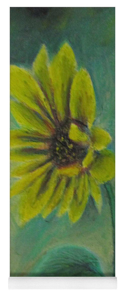 Hazing Sunflowers - Yoga Mat
