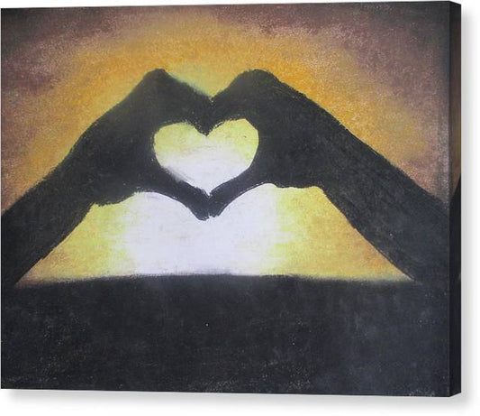 Heart of Sunset - Canvas Print