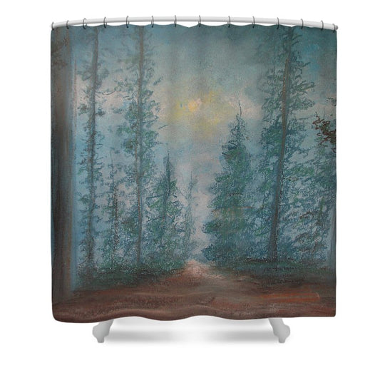 Hiking In Sea - Shower Curtain