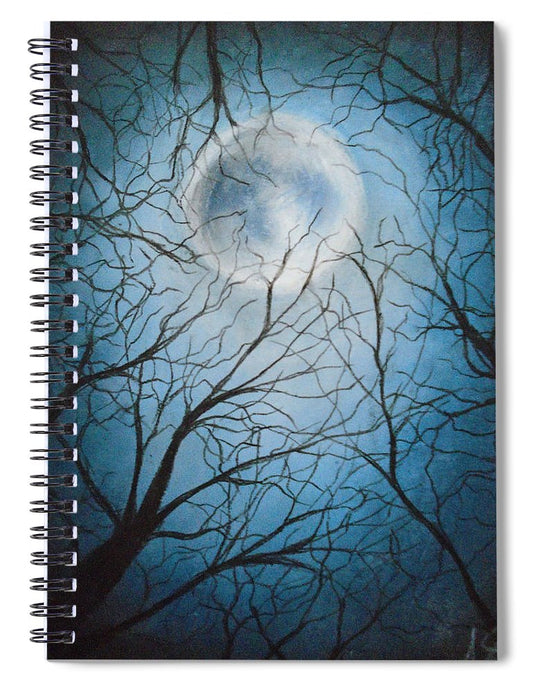 Lunar Nights - Spiral Notebook