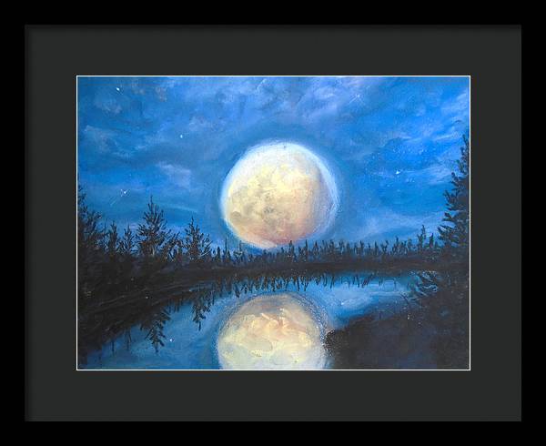 Lunar Seranade - Framed Print