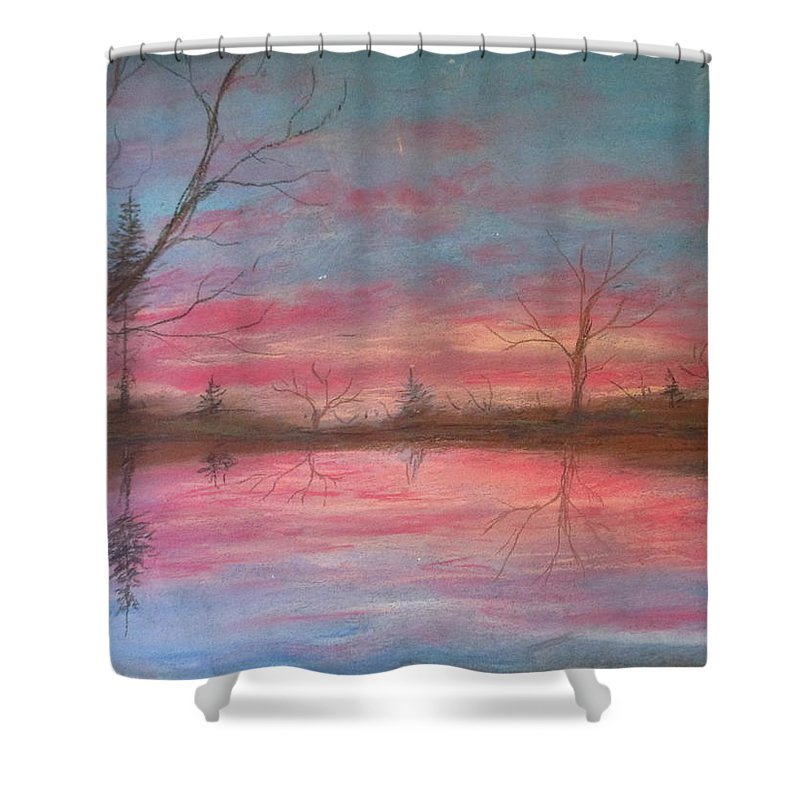 Midnight Celeste - Shower Curtain