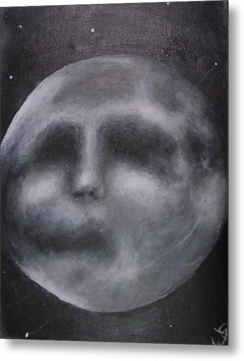 Moon Man  - Metal Print