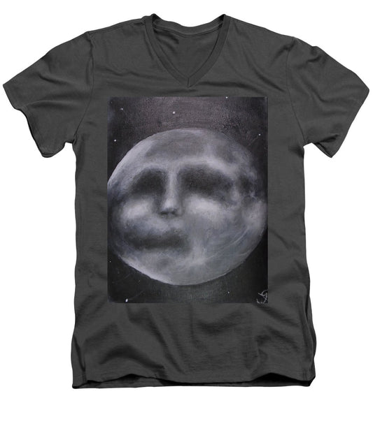 Moon Man  - Men's V-Neck T-Shirt