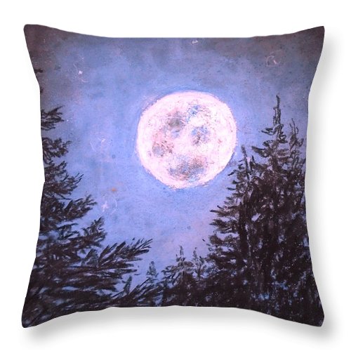Moon Sight - Throw Pillow
