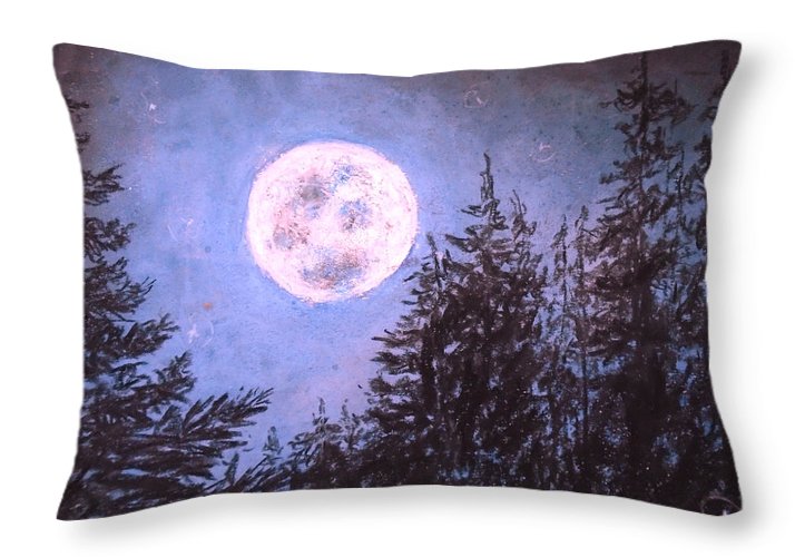 Moon Sight - Throw Pillow