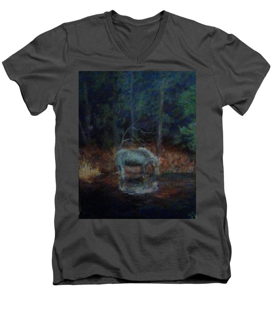 Moose - Men's V-Neck T-Shirt