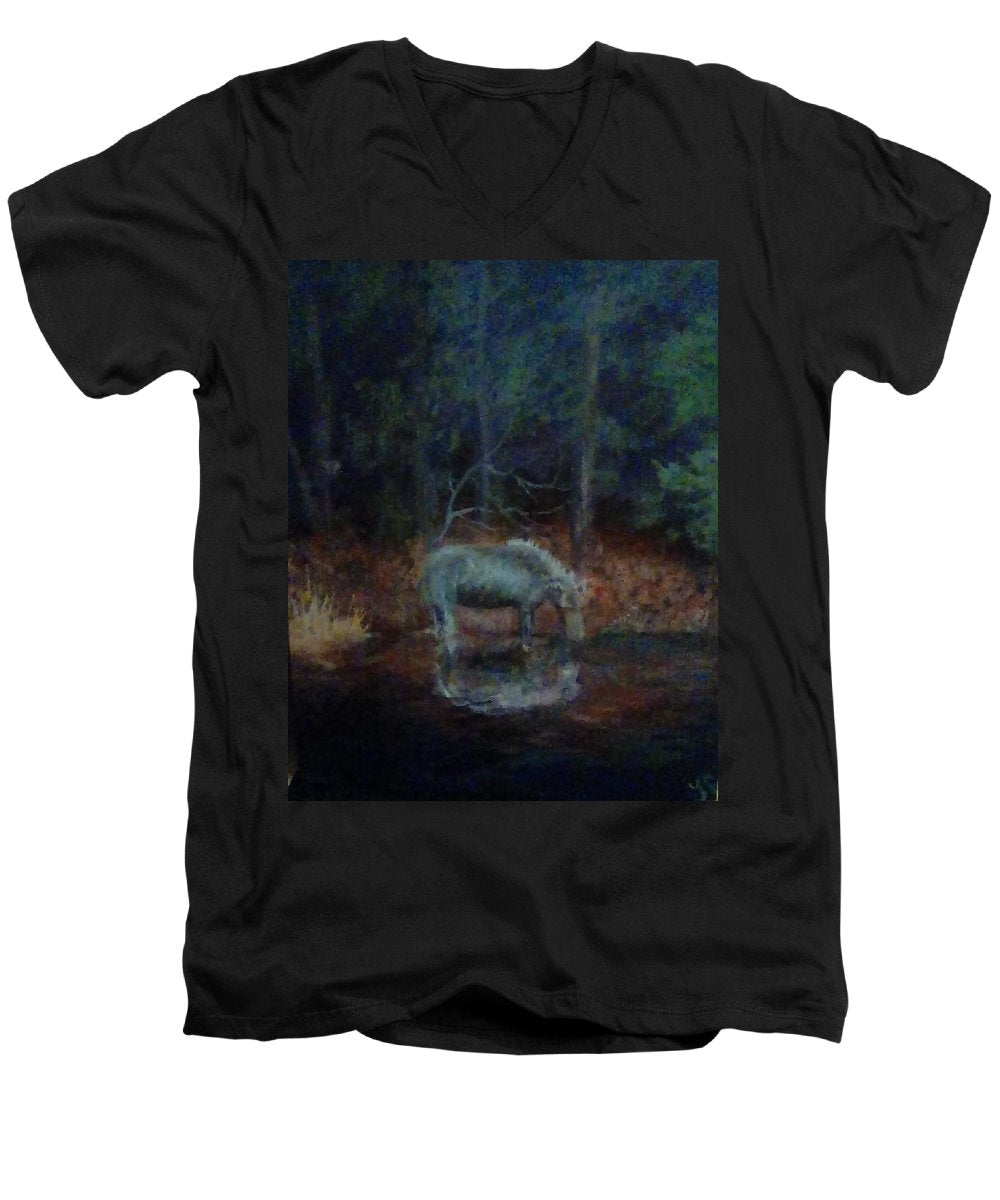 Moose - Men's V-Neck T-Shirt