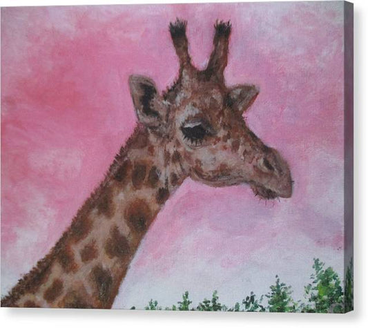 Mr. Giraffe  - Canvas Print