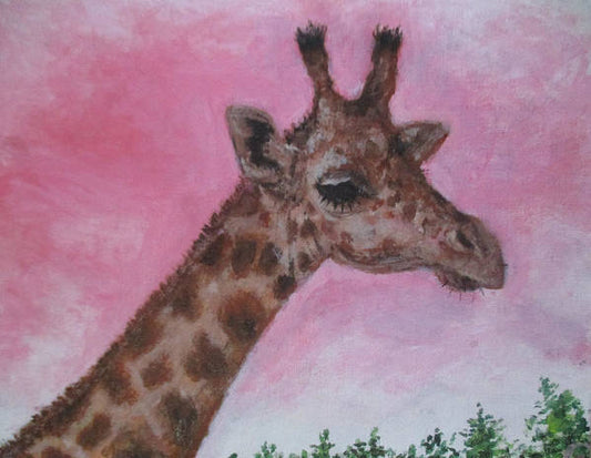 Mr. Giraffe  - Art Print