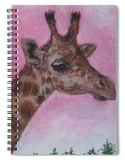 Mr. Giraffe  - Spiral Notebook