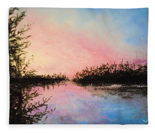 Night Streams in Sunset Dreams  - Blanket