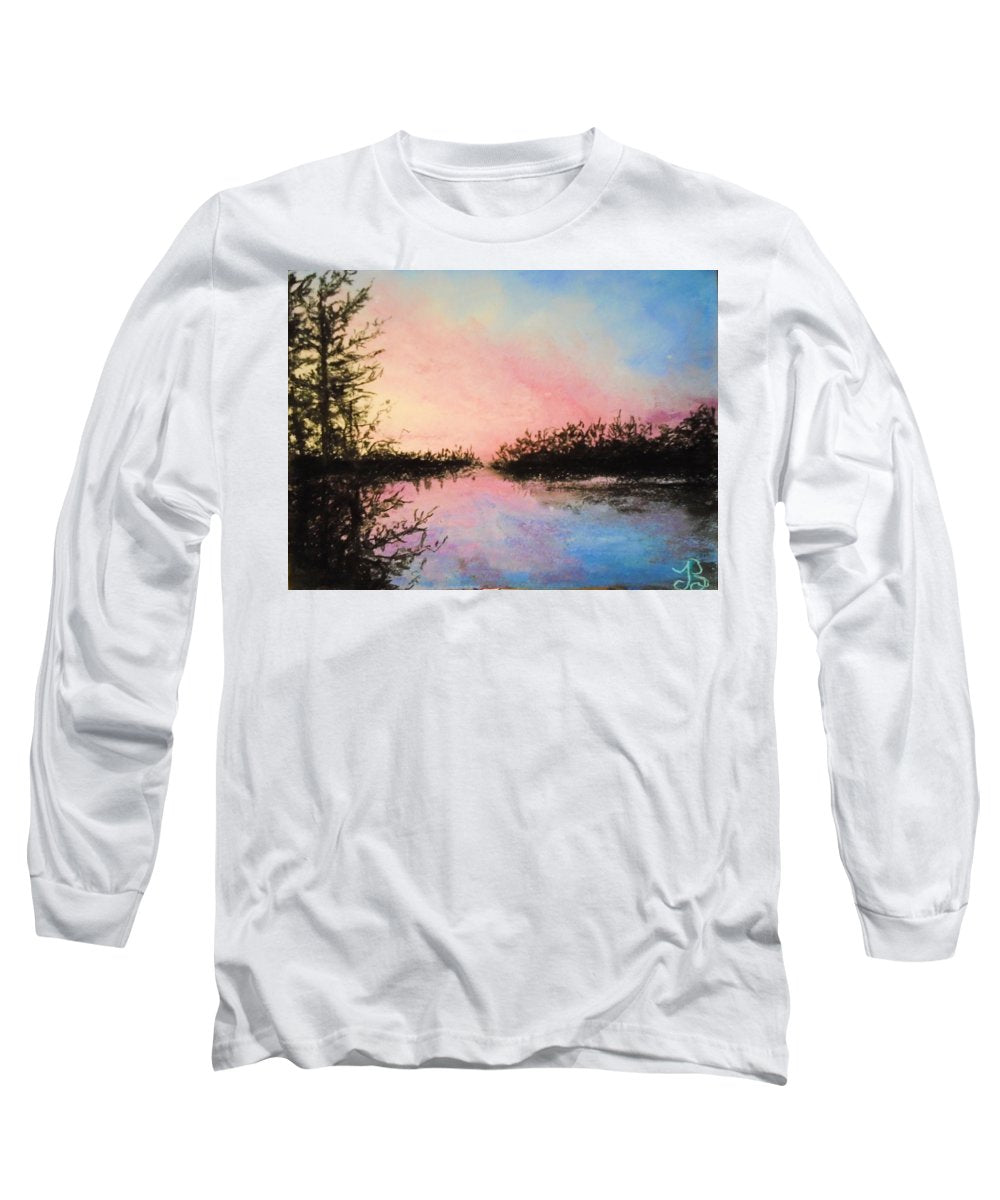Night Streams in Sunset Dreams  - Long Sleeve T-Shirt