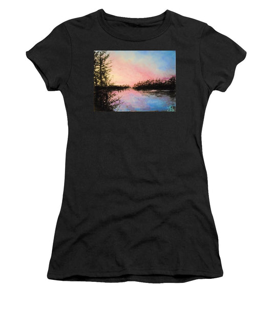 Night Streams in Sunset Dreams  - Women's T-Shirt
