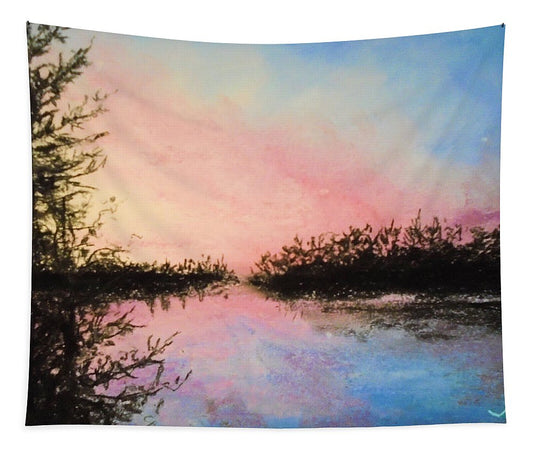 Night Streams in Sunset Dreams  - Tapestry